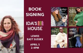 Knitwear modelled in a series of photographs