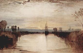 Painting of a river scene