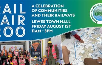Poster with details of Rail Fair 200