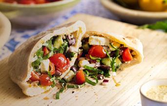 Stuffed pitta