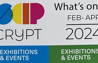 Crypt poster for exhibitions