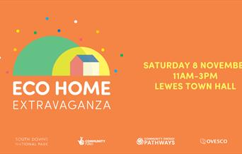 Orange poster promoting event