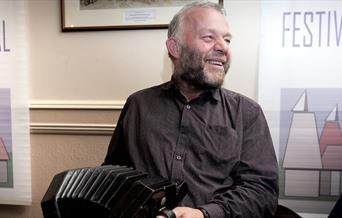 Folk performer Steve Turner.