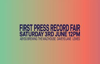 Poster for record fair