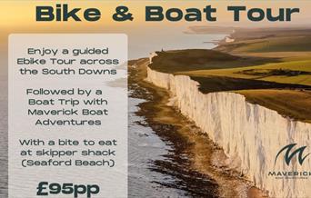 Coastal image showing Seven Sisters