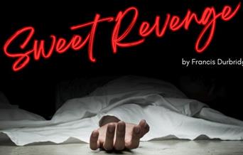 Hand sticking out from under a sheet - dramatic murder scene