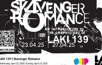Black and white poster design