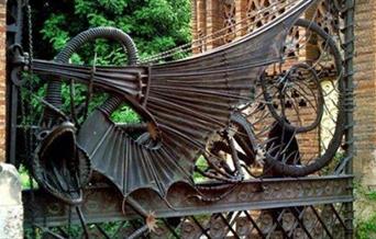 Gaudi designed gate