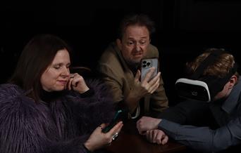 Actors in Lewes Little Theatre production