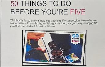 50 Things To Do Before You're Five