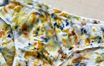 Hand-dyed pants