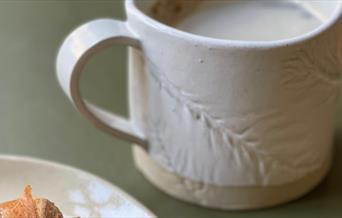 Handmade mug and plate