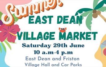 poster for summer village market