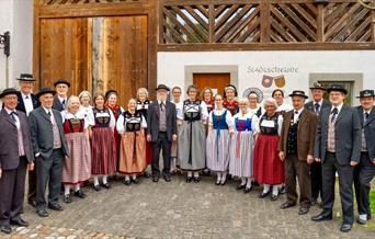 Members of the Jodelchor Mellingen choir