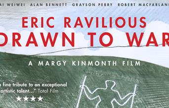Ravilious painting featuring The Long Man
