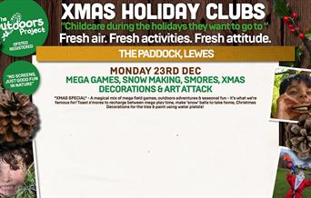 Images of kids having fun and festive background