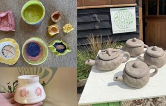 Pottery workshop creations