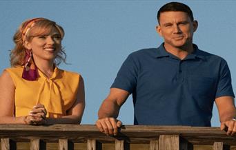 Scarlett Johansson and Channing Tatum, stars in Fly Me to the Moon