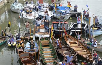 Lewesians in various boats