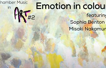 Abstract art poster for concert - Emotion in Colour