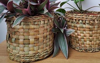 Hand woven baskets