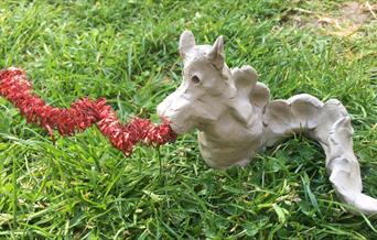 Dragons at Lewes Castle