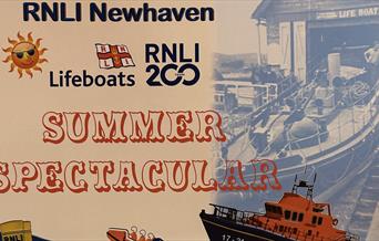 Poster to promote RNLI Newhaven Carnival
