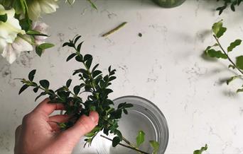 Flower arranging