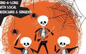 Cartoon skeletons dancing
