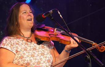 Folk musician Bryony Griffin.