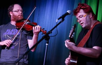 Folk musicians Jon Loomes and Tom Kitching