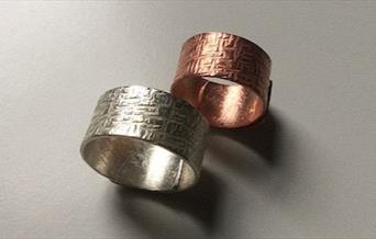 2 handmade rings