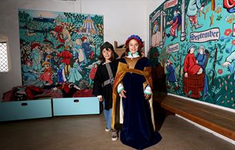 Dressing up at Lewes Castle
