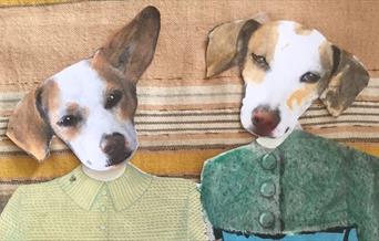 Collage of two dogs