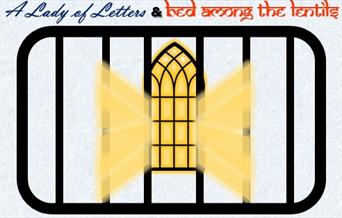 Light shining through window with bars