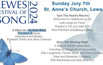 Poster for Lewes Festival of Song