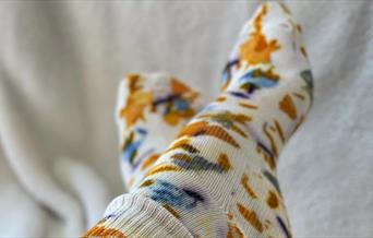 hand dyed socks