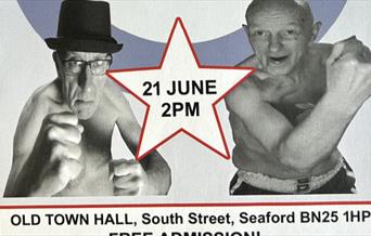 Photo of 2 'wrestlers'