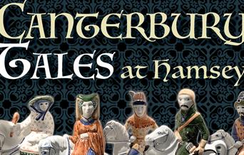 Figurines depicting Chaucer's Canterbury Tales