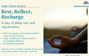 Poster promoting day of rest and  and rejuvenation