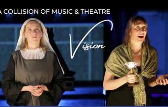 Two female performers from Vision