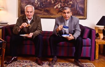 American director James Ivory and the late Indian film producer Ismail Merchant - Merchant & Ivory