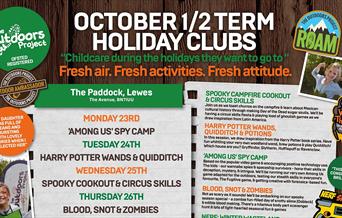 Poster for holiday club