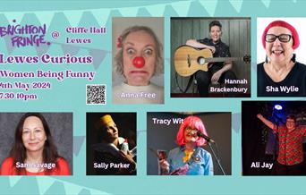 Female comedians performing in Lewes as part of Brighton Fringe