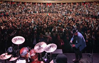 On stage with King Crimson