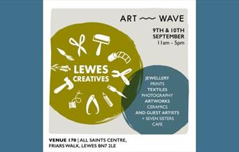 Lewes Creatives poster for Artwave