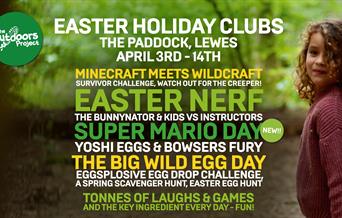 Outdoors children's holiday club poster
