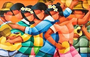 Image of colourful dancers