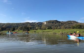 Kayaks on the River Ouse