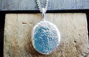Handmade silver pendant